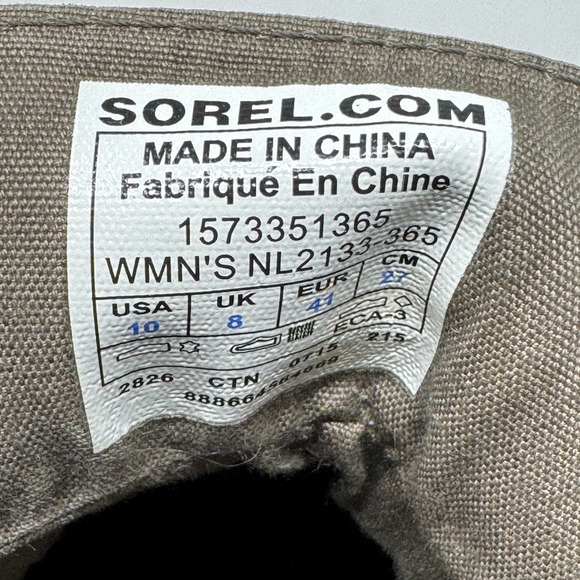 Sorel Green Out N About Leather Ankle Duck Boots NL2133-365 Women's Size 10 - Picture 11 of 12